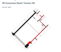 245 Consumers Rd, Toronto, ON for lease Floor Plan- Image 1 of 1