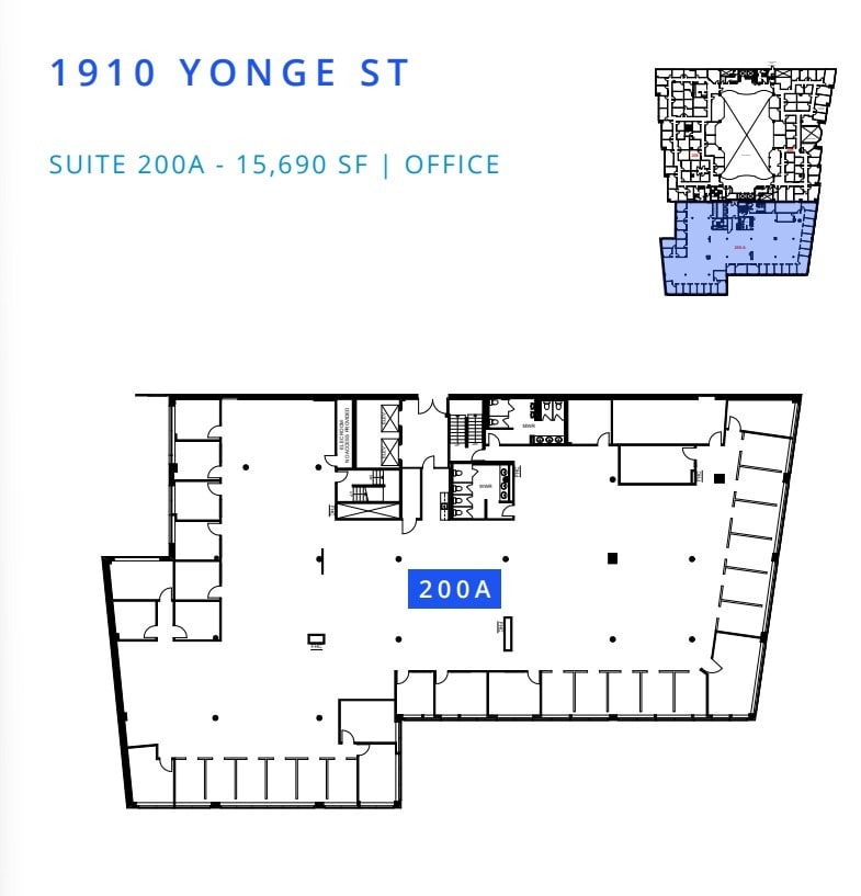 1910-1920 Yonge St, Toronto, ON for lease Floor Plan- Image 1 of 1