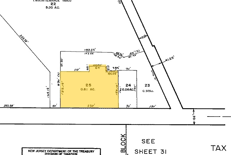 129-135 Route 45, Mannington, NJ for sale - Plat Map - Image 1 of 1