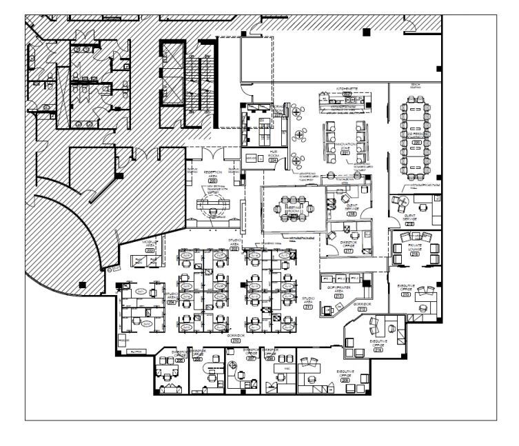 1599 Hurontario St, Mississauga, ON for lease Floor Plan- Image 1 of 2