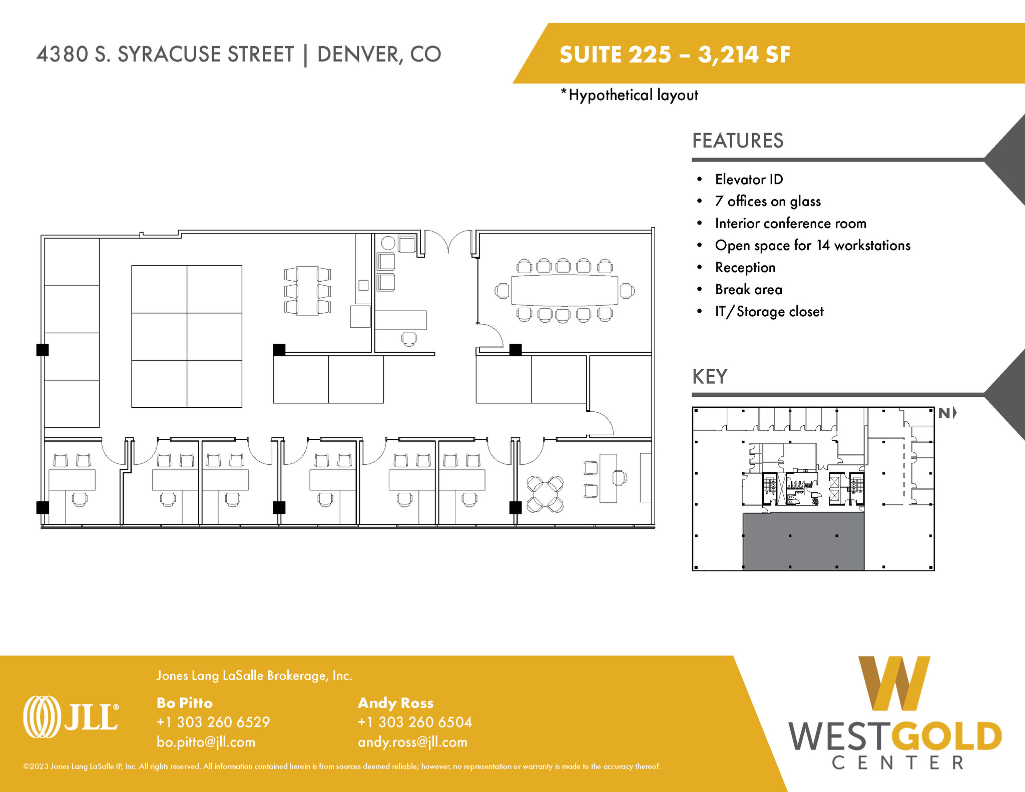 4380 S Syracuse St, Denver, CO for lease Floor Plan- Image 1 of 3