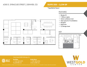 4380 S Syracuse St, Denver, CO for lease Floor Plan- Image 1 of 3