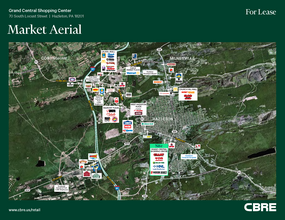 70 S Locust St, Hazleton, PA - aerial  map view