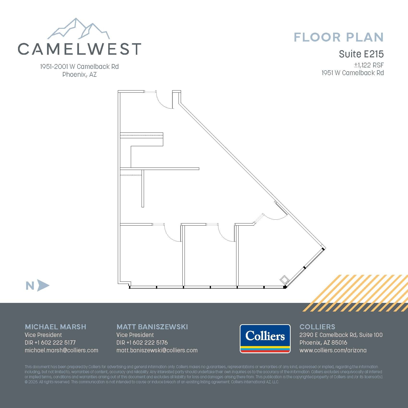 2001 W Camelback Rd, Phoenix, AZ for lease Floor Plan- Image 1 of 1