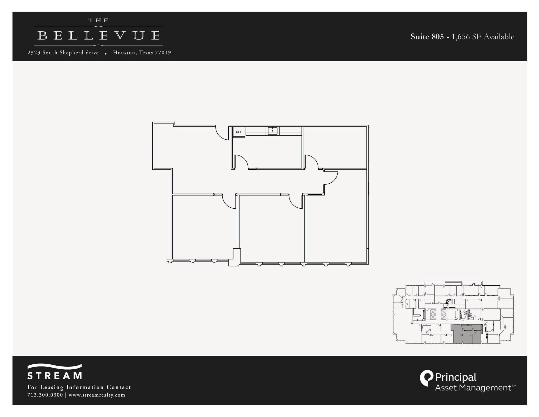2323 S Shepherd Dr, Houston, TX for lease Floor Plan- Image 1 of 1