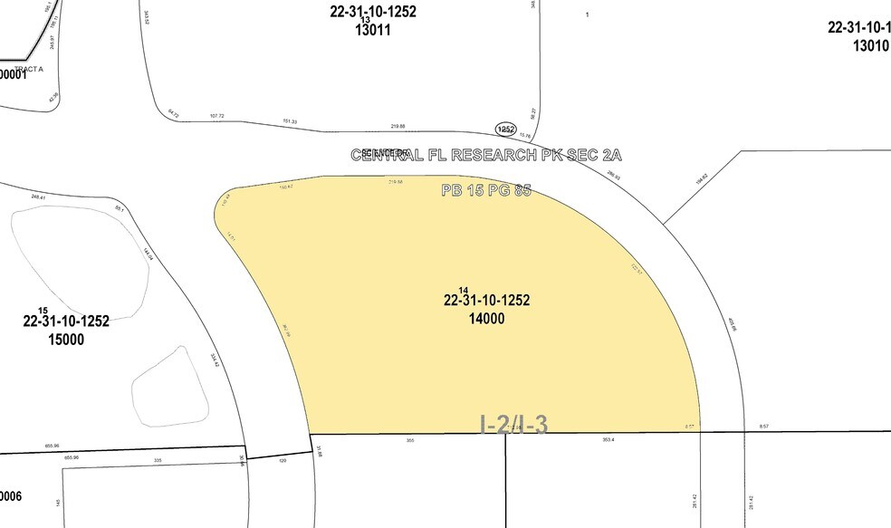 12802 Science Dr, Orlando, FL for lease - Plat Map - Image 3 of 25