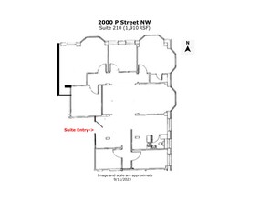 2000 P St NW, Washington, DC for lease Site Plan- Image 1 of 9