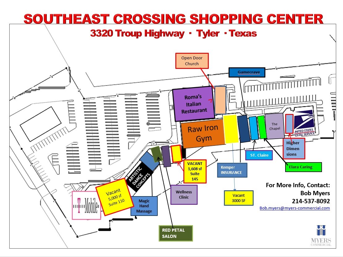 3320 Troup Hwy, Tyler, TX for lease Site Plan- Image 1 of 1