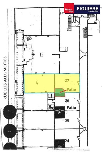 3 Rue Des Allumettes, Aix-en-Provence for sale - Site Plan - Image 3 of 3