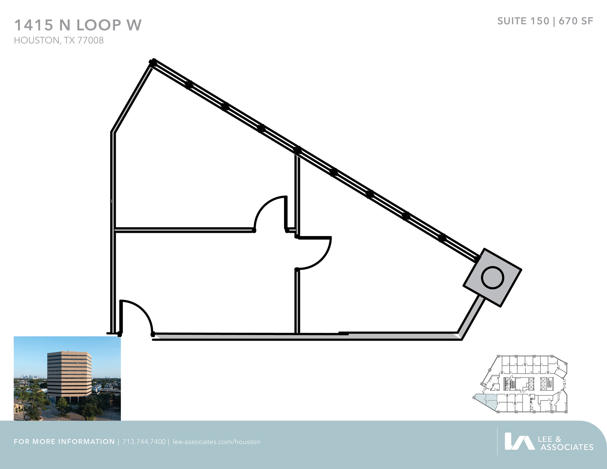 1415 North Loop W, Houston, TX for lease Floor Plan- Image 1 of 1