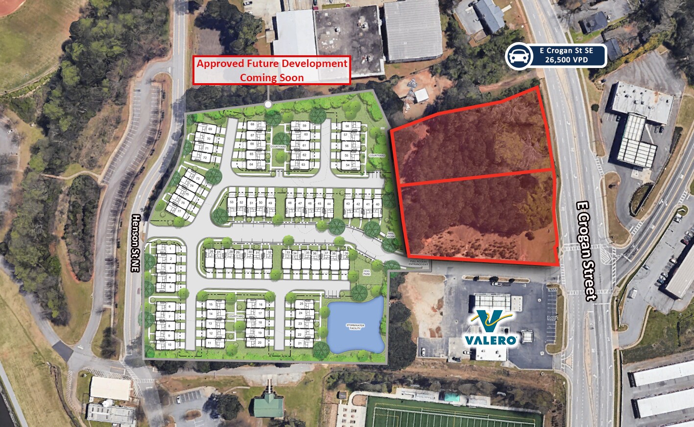 132 & 142 E Crogan St Lawrenceville, GA for Sale