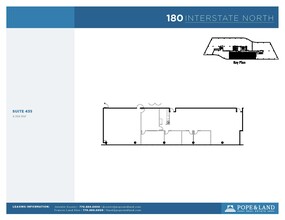 180 Interstate N Pky SE, Atlanta, GA for lease Floor Plan- Image 1 of 2