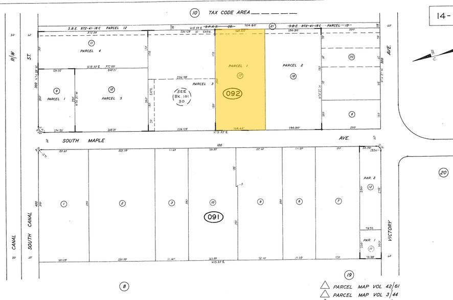 131 S Maple Ave, South San Francisco, CA for lease - Plat Map - Image 2 of 12