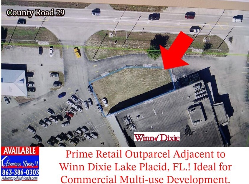 115 County Road 29, Lake Placid, FL 33852 One of three remaining Out Parcels!