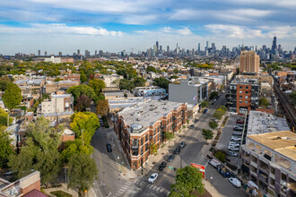 1675 N Milwaukee Ave, Chicago, IL - aerial  map view