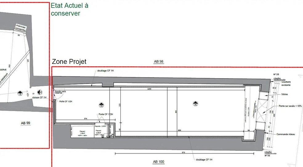 Retail in Aix-en-Provence for lease - Floor Plan - Image 2 of 2