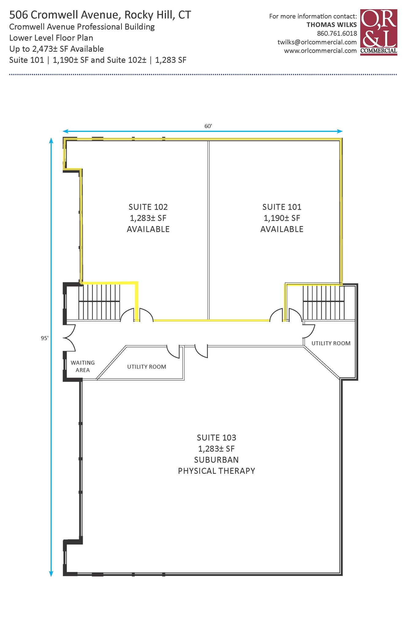 506 Cromwell Ave, Rocky Hill, CT for lease Floor Plan- Image 1 of 1