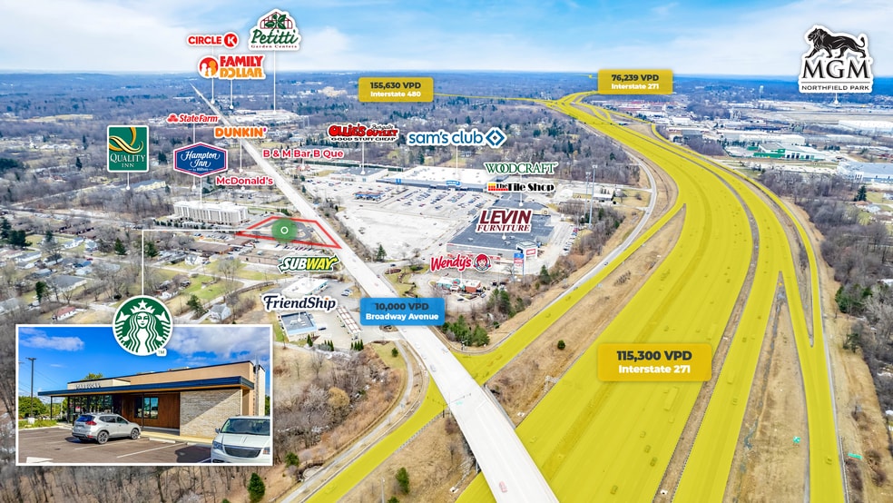 23107 Broadway Ave, Oakwood Village, OH for sale - Aerial - Image 2 of 2