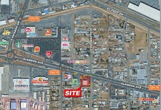 5660 Alameda Ave, El Paso, TX - Aerial  map view