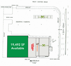 8425 W Center Rd, Omaha, NE for lease Site Plan- Image 2 of 5