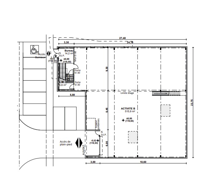 Rue Des Temps Modernes, Chanteloup-en-Brie for lease Floor Plan- Image 1 of 4