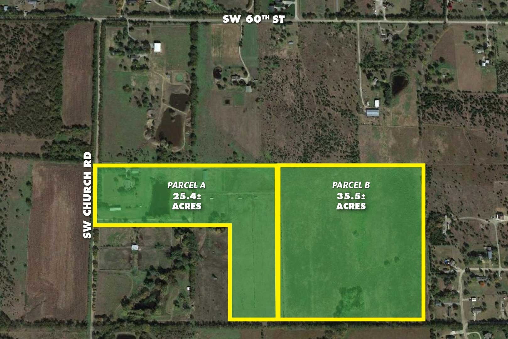 35.5 Acres At Southwest 60th St & Southwest Church Rd, Augusta, KS for sale Primary Photo- Image 1 of 1