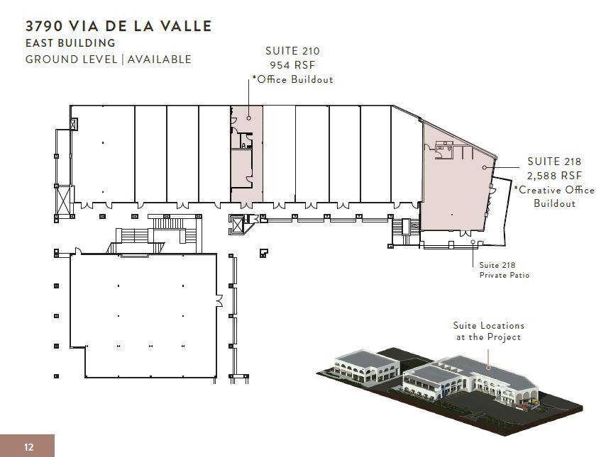 3702 Via de la Valle, Del Mar, CA for lease Floor Plan- Image 1 of 1