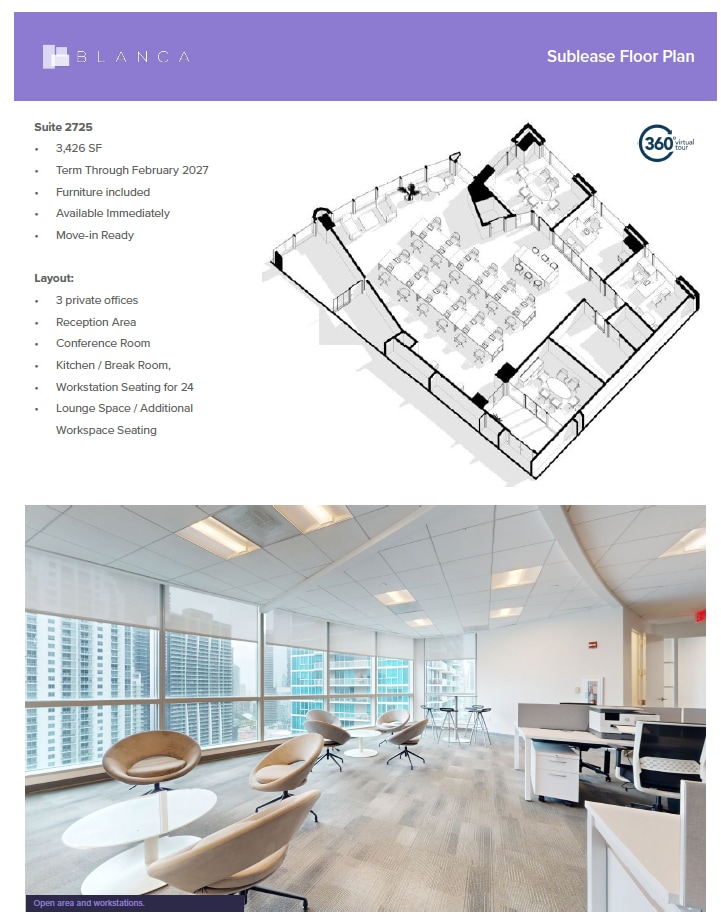 1111 Brickell Ave, Miami, FL for lease Floor Plan- Image 1 of 1