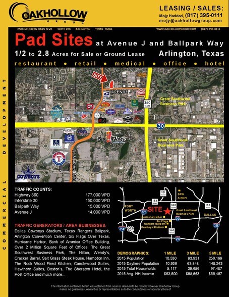 Avenue J And Ballpark Way, Arlington, TX for sale - Primary Photo - Image 1 of 1