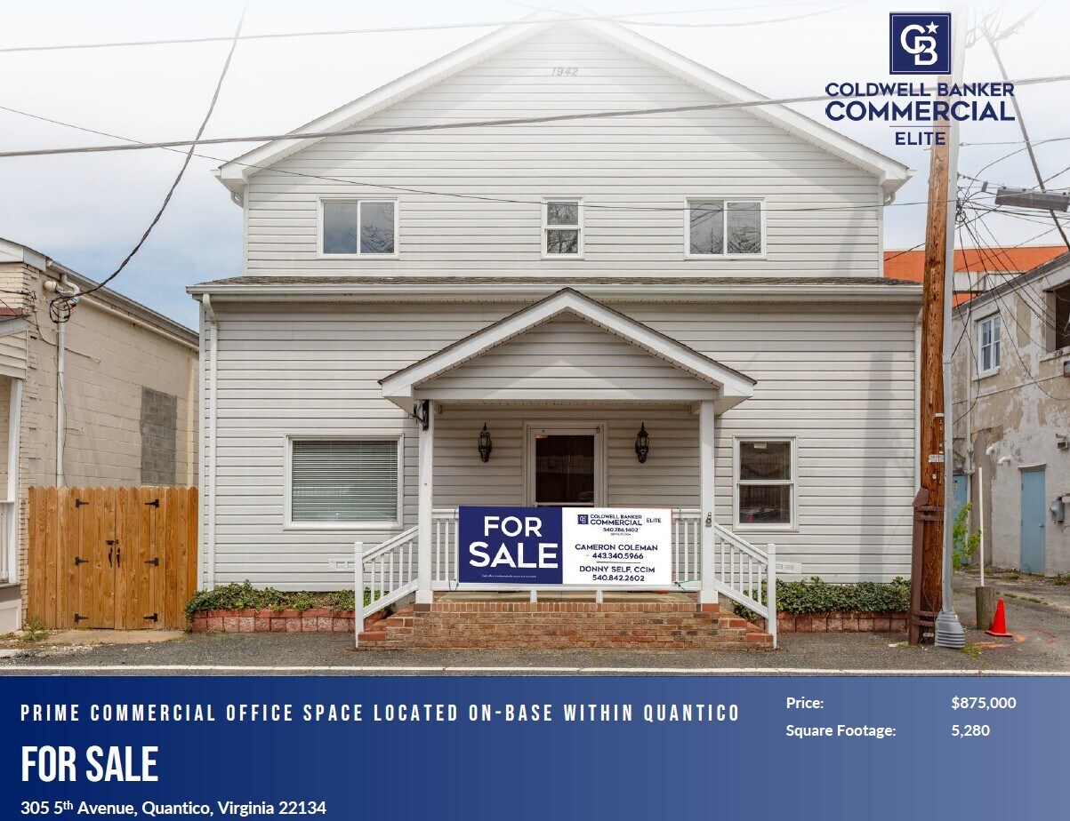 305 5th Ave, Quantico, VA for sale Building Photo- Image 1 of 9