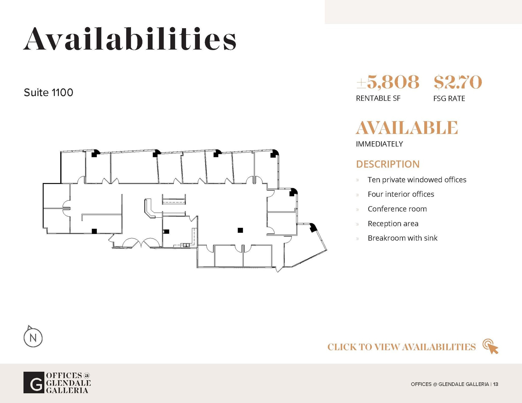 100 W Broadway, Glendale, CA for lease Floor Plan- Image 1 of 1