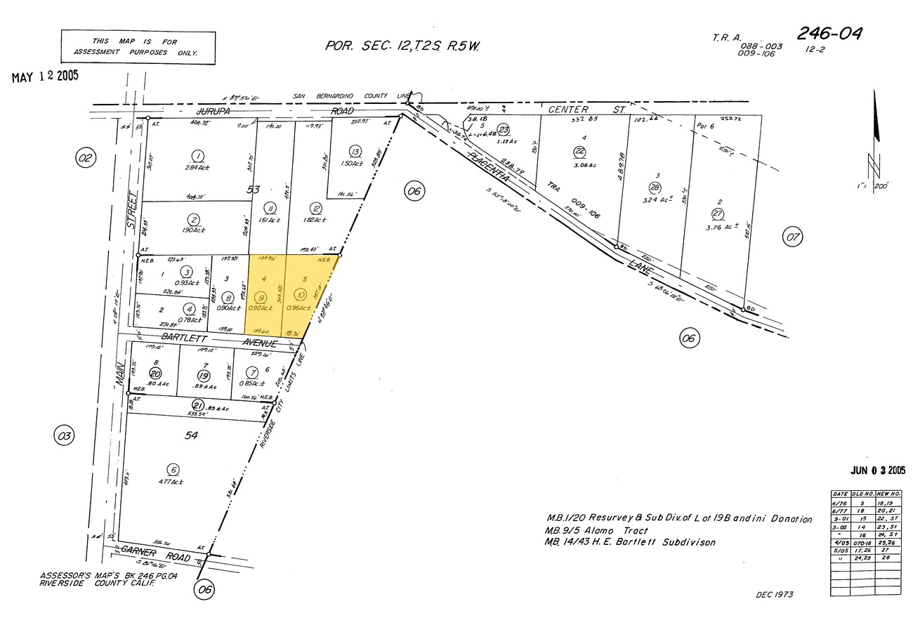 3765-3773 Bartlett Ave, Riverside, CA 92501 - 1.88 acres Zoned BMP ...