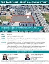 Industrial Land – Alameda Corridor - Golf Course