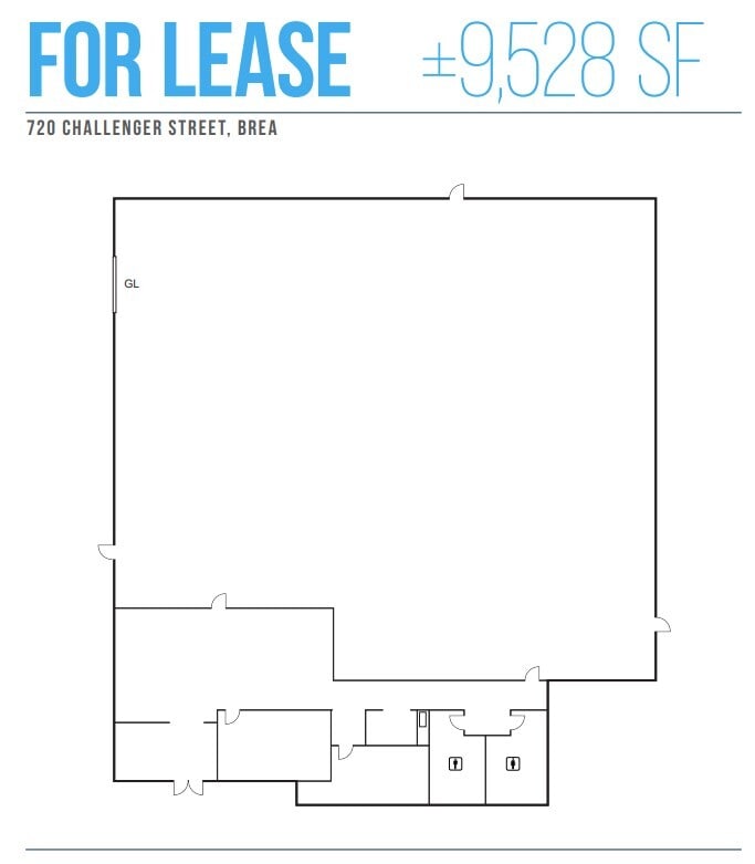720 Challenger St, Brea, CA for lease Floor Plan- Image 1 of 1