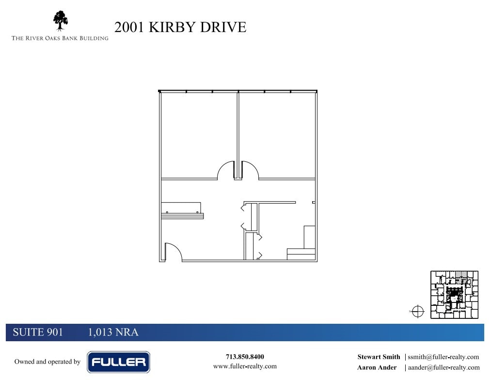 2001 Kirby Dr, Houston, TX for lease Floor Plan- Image 1 of 1