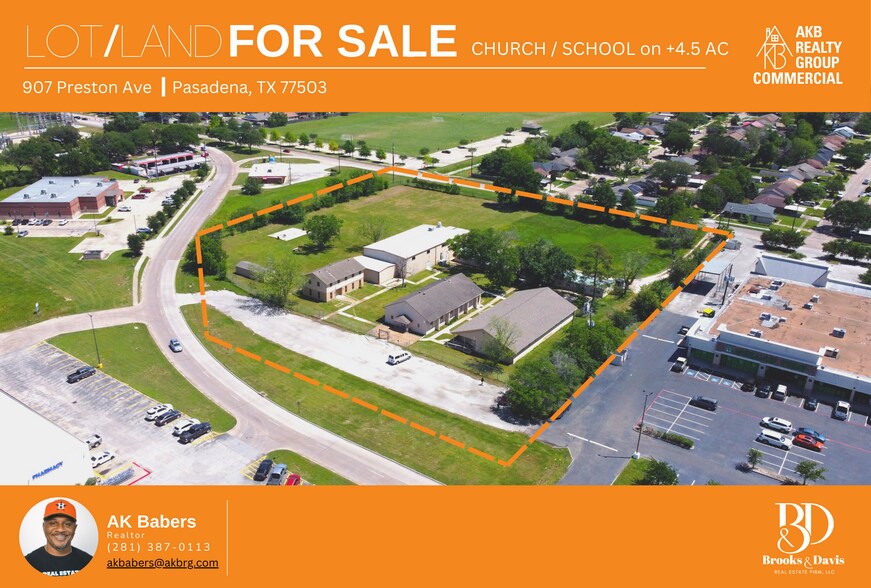 907 Preston Ave, Pasadena, TX for sale - Building Photo - Image 1 of 1