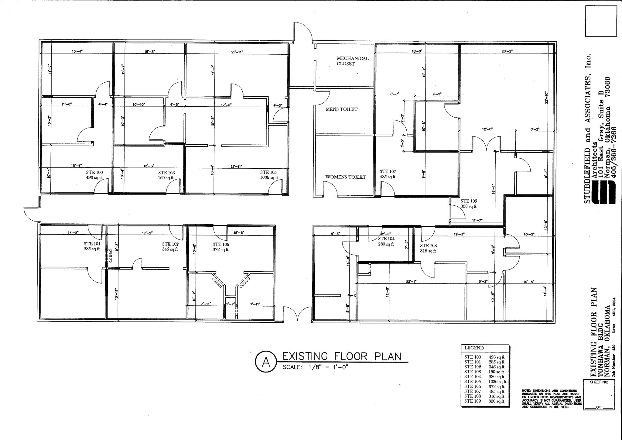 123 E Tonhawa St, Norman, OK for lease Site Plan- Image 1 of 1