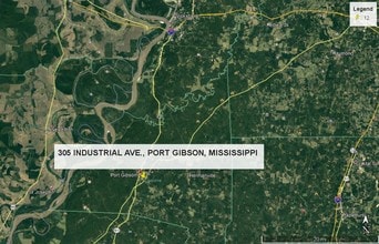 305 Industrial Ave, Port Gibson, MS - AERIAL map view