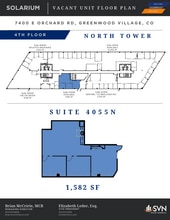 7400 E Orchard Rd, Greenwood Village, CO for lease Floor Plan- Image 1 of 1