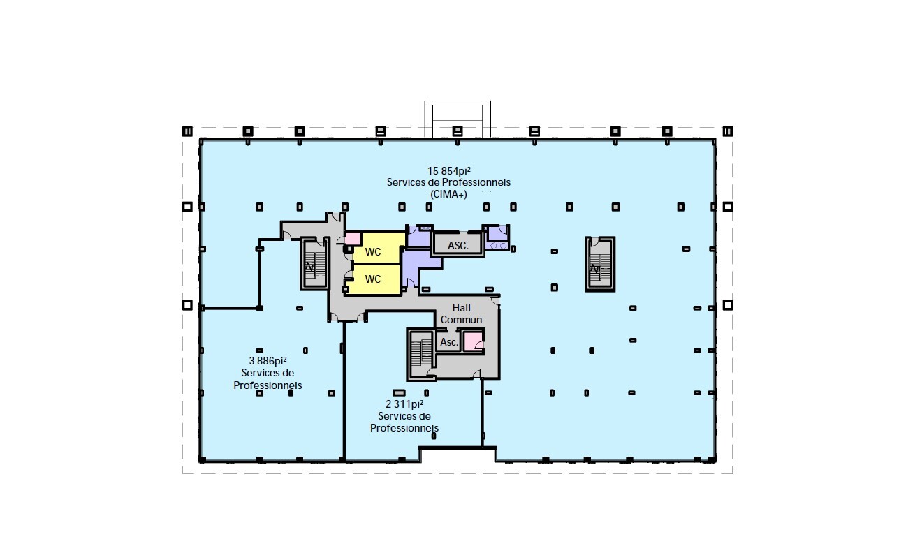 700 Blvd Du Carrefour, Gatineau, QC for lease Floor Plan- Image 1 of 1