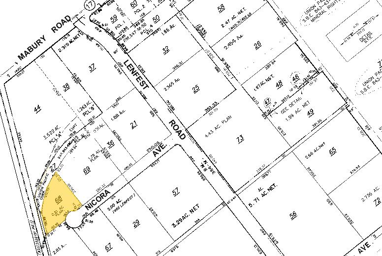 1505 Nicora Ave, San Jose, CA for lease - Plat Map - Image 3 of 3