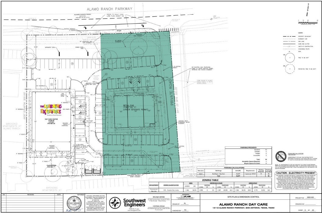 12112 Alamo Ranch Pky, San Antonio, TX for lease Site Plan- Image 1 of 1