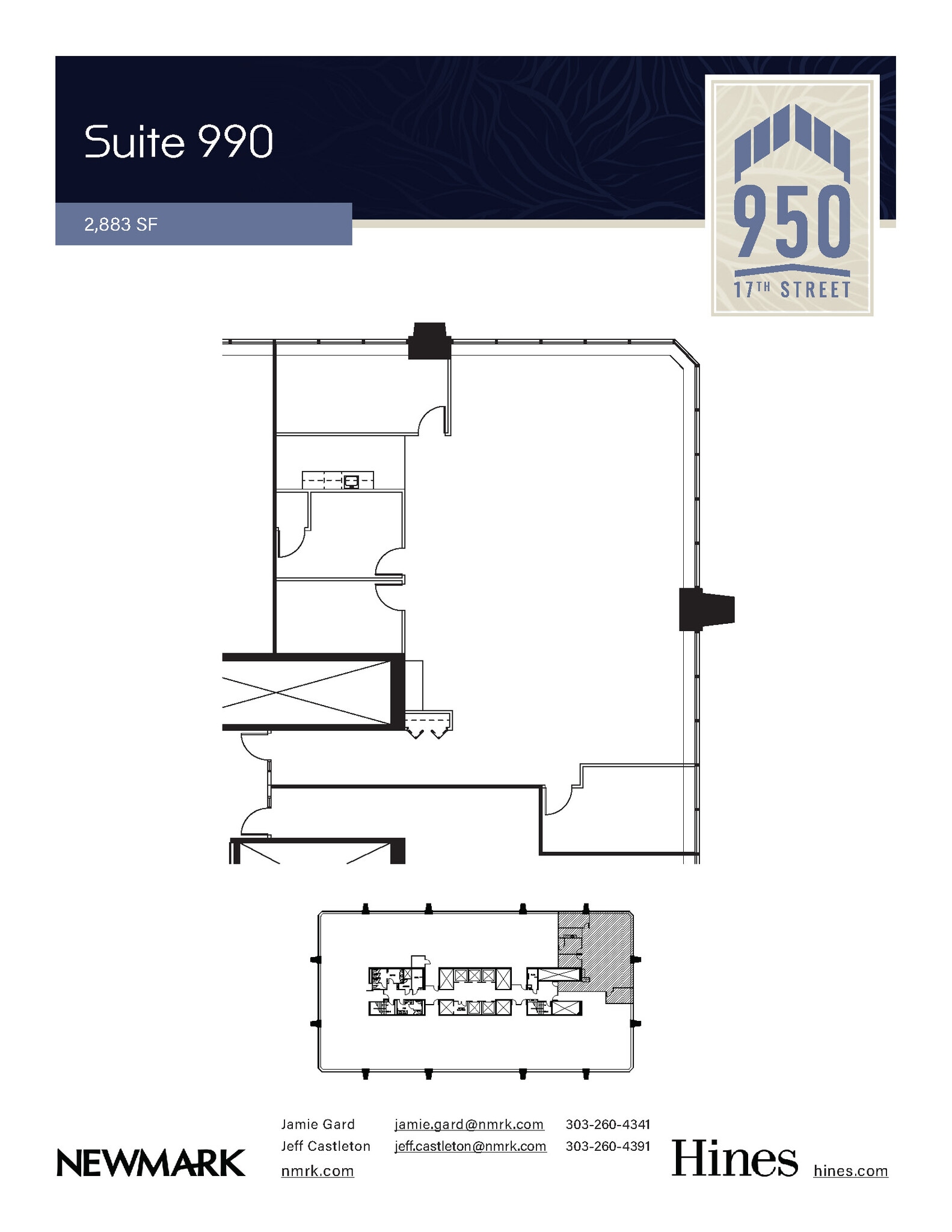 950 17th St, Denver, CO for lease Floor Plan- Image 1 of 1