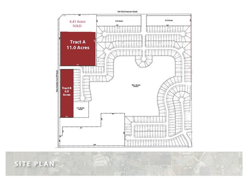 FM 529 at Katy Hockley Cut-Off Road, Katy, TX for sale - Plat Map - Image 2 of 2