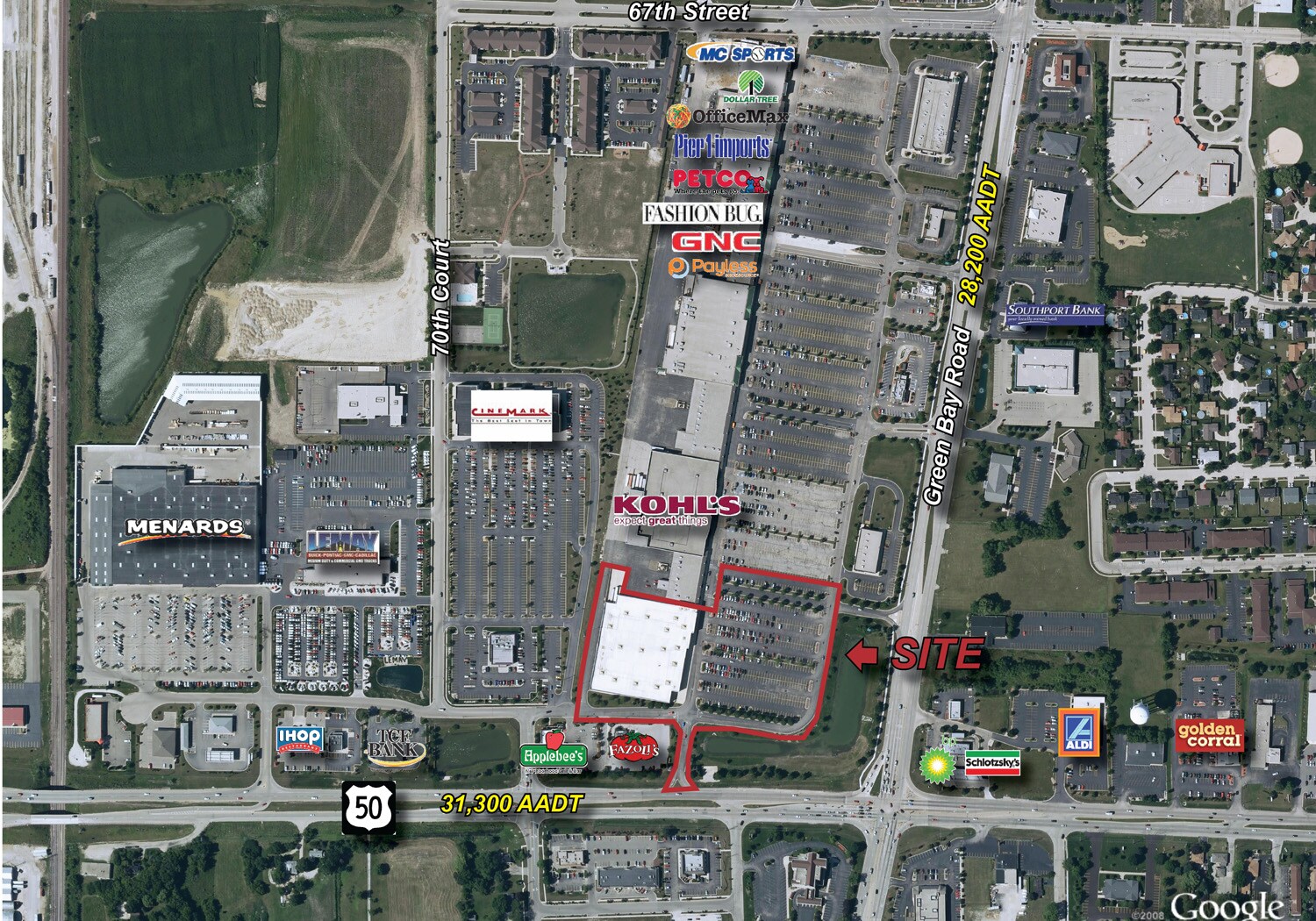 7450 Green Bay Rd, Kenosha, WI for sale Aerial- Image 1 of 1