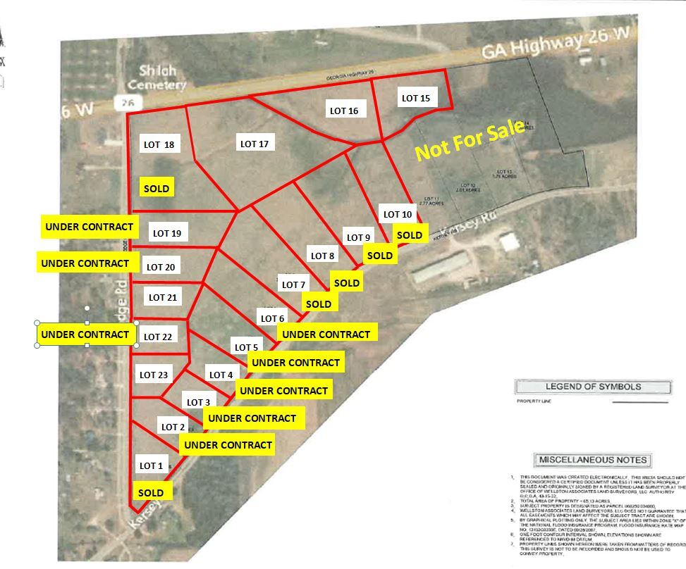 Kersey Road, Elko, GA 31025 Henderson Baptist Church 19 Lots(Kersey