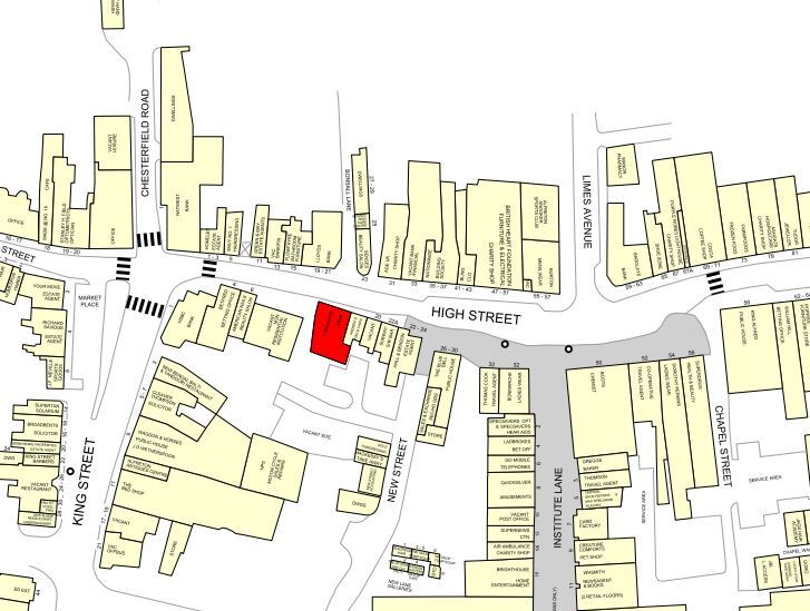 12-16 High St, Alfreton for lease Goad Map- Image 1 of 1