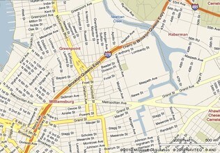 413 Graham Ave, Brooklyn, NY - AERIAL  map view