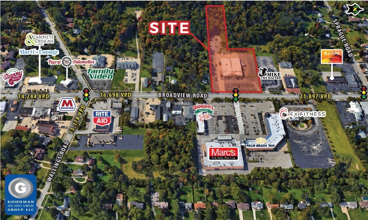 7948 Broadview Rd, Broadview Heights, OH for sale Aerial- Image 1 of 1