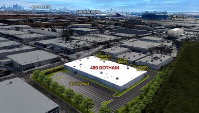 480 Gotham Pky, Carlstadt, NJ - Aerial map view